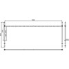 Hoogtebeperking 9 x 3 m  H  wit rood C29 beton
