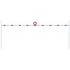Hoogtebeperking 9 x 3 m  H  wit rood C29 beton