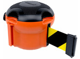 Skipper XS oranje met geel zwart lint