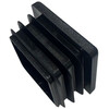 Paaldop zwart 40 x 40 mm