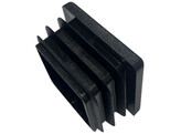 Paaldop zwart 40 x 40 mm