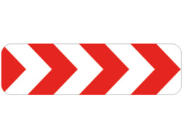 Ic1 900 x 300 mm STICKER klasse 3