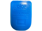 Batterijborn quick release blauw negatief