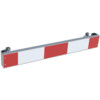 Signalisatiebord met buisklemmen T1 800 x 110 mm