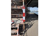 Signalisatiebord met buisklemmen T1 800 x 110 mm