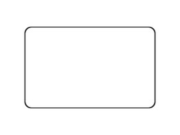 Wit verkeersbord SB250 700 x 400 mm klasse 1