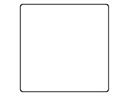 Verkeersbord T1 700 x 700 mm  bxh  wit