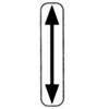 Xa/b 100 x 400 mm STICKER dubbel klasse 1