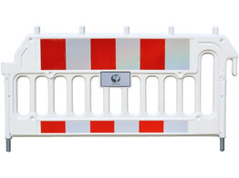 Centurion barrier 2000 mm type SB250 wit rood Werfonline