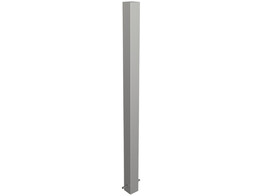 Stootpaal vierkant 70 x 70 x 1200 mm RVS betonneren