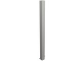 Stootpaal vierkant 70 x 70 x 1200 mm RVS betonneren