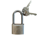 Bouwhek hangslot met twee sleutels