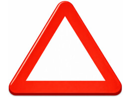 Verkeersbord SB250 driehoek 400 mm klasse 3