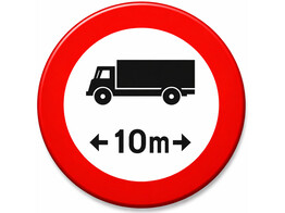 C25 verkeersbord SB250 700 mm klasse 3