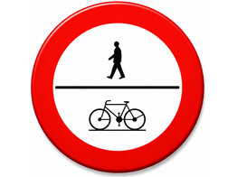 C19 C11 verkeersbord SB250 700 mm klasse 3