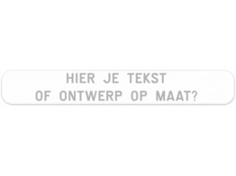 Verkeersbord SB250 1200 x 150 mm wit klasse 1 reflectiefolie met opdruk
