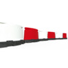 Road Runner 500 separator wit   rood