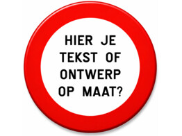 Verkeersbord SB250 400 mm met opdruk klasse 3 met opdruk