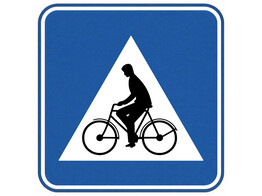 F50 verkeersbord SB250 400 x 400 mm klasse 2