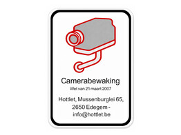 Camerabord op maat T1 400 x 600 mm