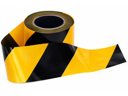 Afzetlint TOP PRO - 500 m x 80 mm - geel zwart