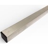 Paal opzetstuk 40 x 40 x 700 mm   dop - aluminium
