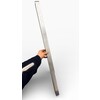 Paal opzetstuk 40 x 40 x 700 mm   dop - aluminium