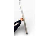 Paal opzetstuk 40 x 40 x 700 mm   dop - aluminium