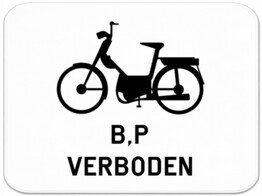 M16 verkeersbord SB250 400 x 300 mm klasse 2