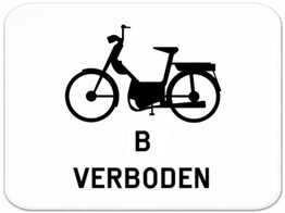 M7 verkeersbord SB250 400 x 300 mm klasse 2
