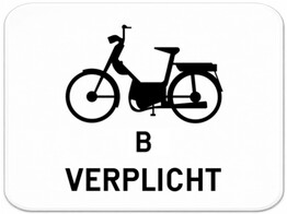 M6 verkeersbord SB250 400 x 300 mm klasse 2