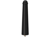 Amsterdammer paal 750 mm wegneembaar RAL9017 - zwart