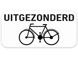 M2 verkeersbord SB250 400 x 200 mm klasse 2