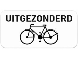 M2 verkeersbord SB250 700 x 400 mm klasse 2