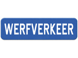 Werfverkeer verkeersbord SB250 700 x 200 mm klasse 2