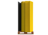 Gate barrier geel