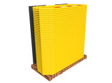 Gate barrier geel