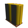 Gate barrier geel