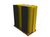 Gate barrier geel
