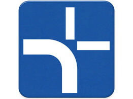 Vlll H verkeersbord SB250 400 x 400 mm klasse 3
