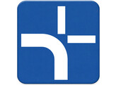 Vlll H verkeersbord SB250 400 x 400 mm klasse 3