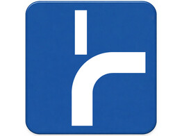Vlll E verkeersbord SB250 400 x 400 mm klasse 3