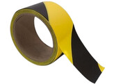 Waarschuwingstape 50 mm x 66 m geel zwart