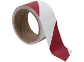 Waarschuwingstape 50 mm x 66 m rood wit