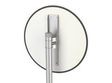 600 mm spiegel VELR60 RVS met RVS kader 0 tot 10 m