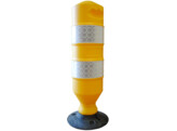 Ariane twist lock baken incl. voetplaat geel