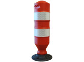 Ariane twist lock baken incl. voetplaat rood