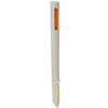 Katafootpaal PVC half rond 100 x 1120 mm oranje wit CE markering