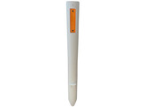 Katafootpaal PVC half rond 100 x 1120 mm oranje wit CE markering