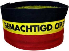 Seingeverband driekleur tekst gemachtigd opzichter